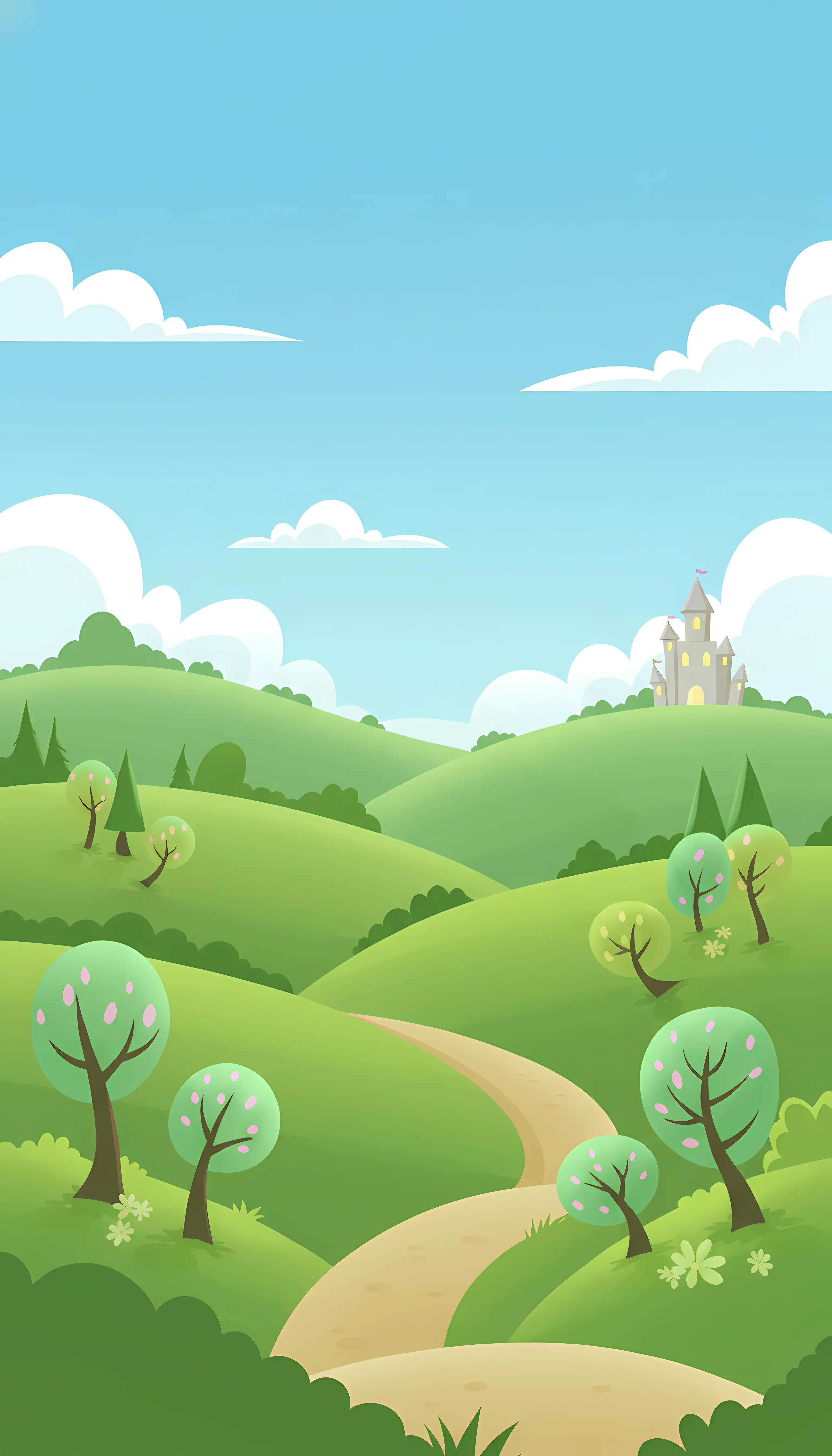 Magical nursery background